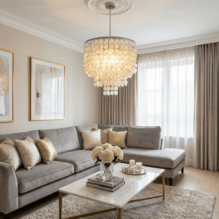 Pearl Shell Chandelier - Vakkerlight