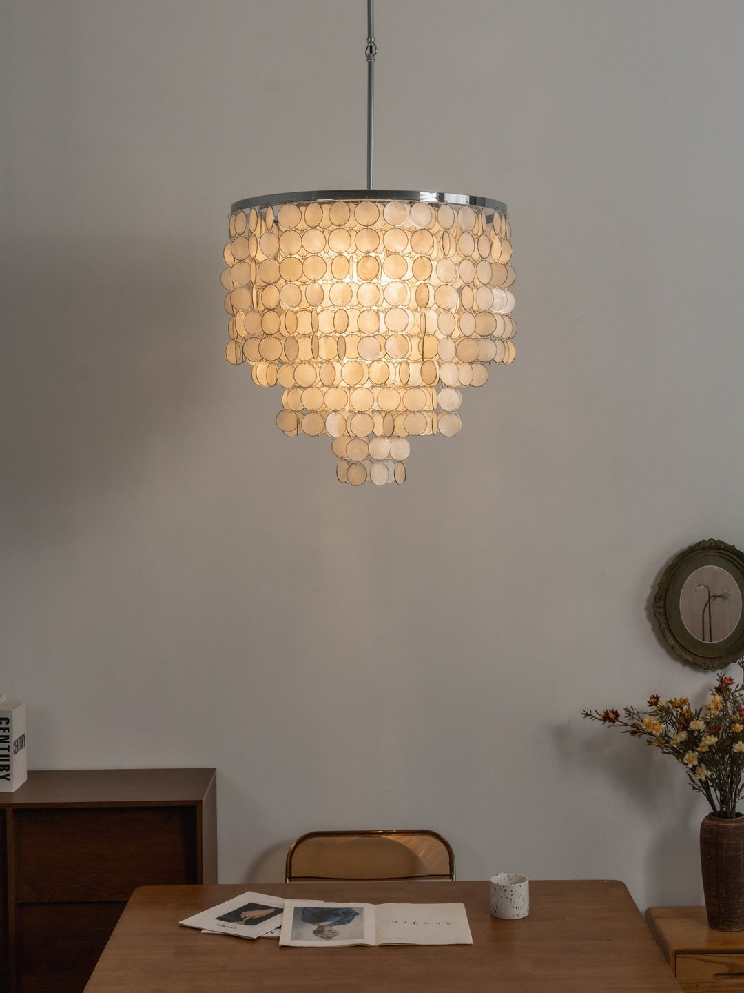 Pearl Shell Chandelier - Vakkerlight
