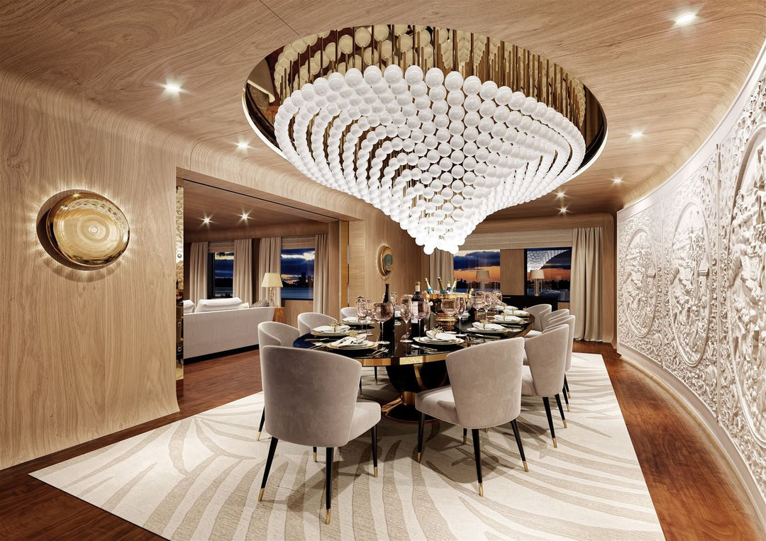 Pearl Wave Customize Chandelier - Vakkerlight