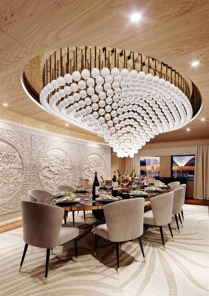 Pearl Wave Customize Chandelier - Vakkerlight