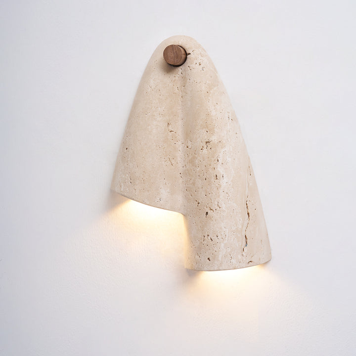 Velo Draped Stone Sconce - Vakkerlight