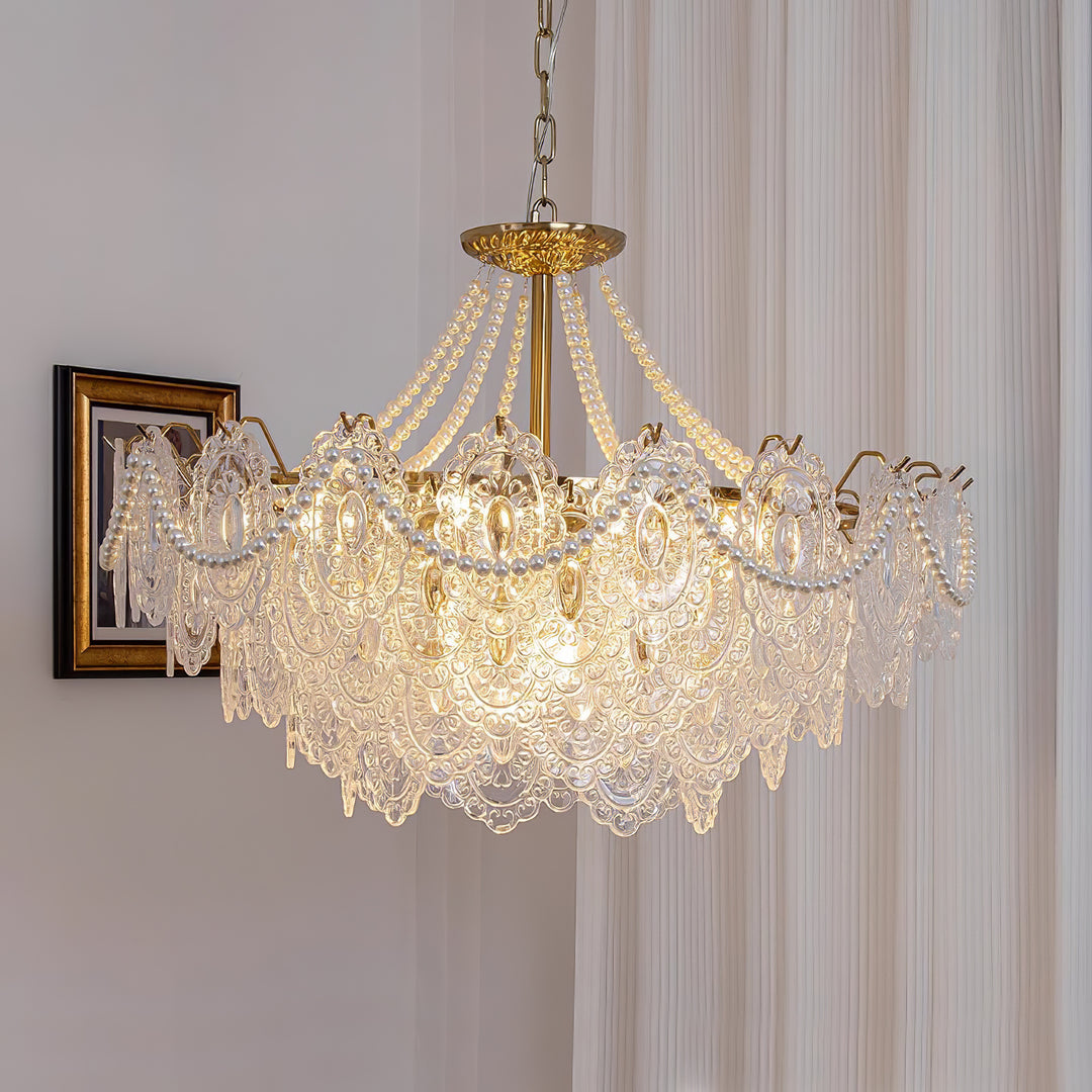 Pearls Glass Chandelier - Vakkerlight