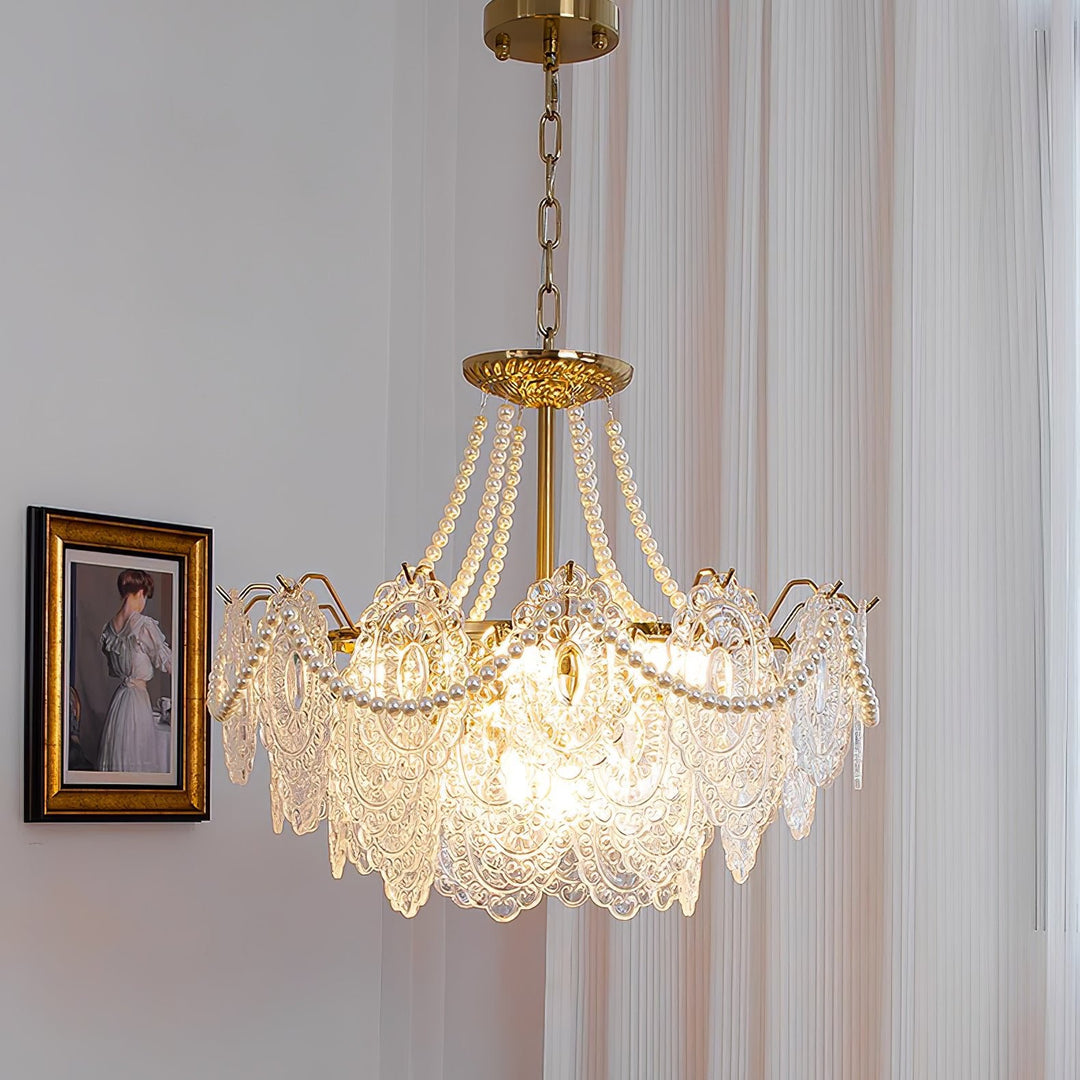 Pearls Glass Chandelier - Vakkerlight