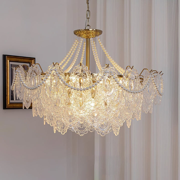 Pearls Glass Chandelier - Vakkerlight