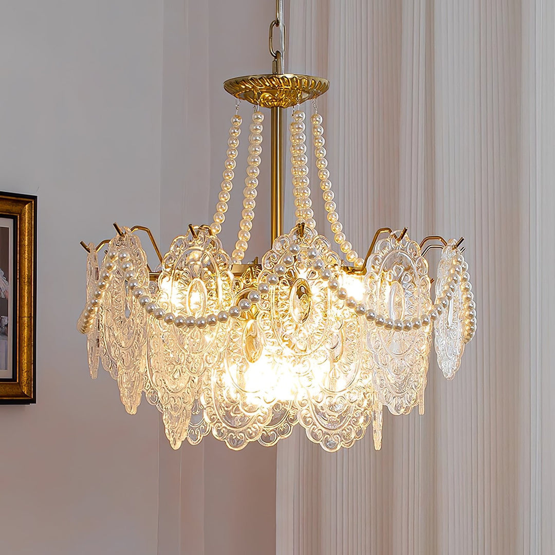 Pearls Glass Chandelier - Vakkerlight