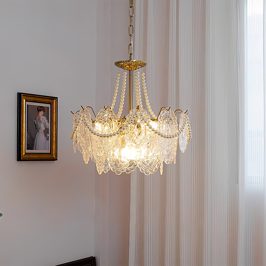 Pearls Glass Chandelier - Vakkerlight