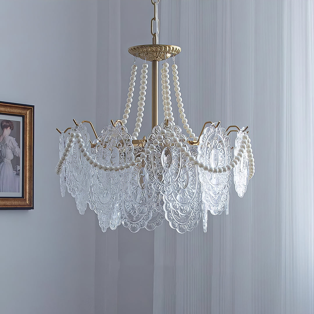 Pearls Glass Chandelier - Vakkerlight