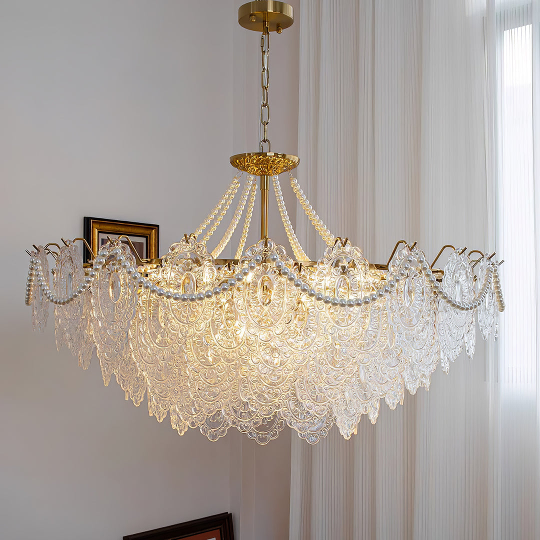 Pearls Glass Chandelier - Vakkerlight