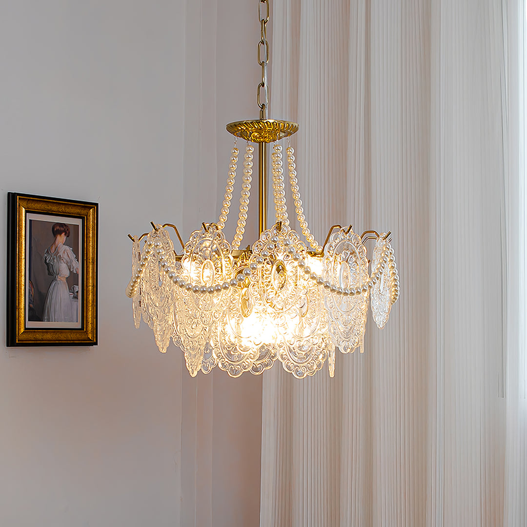 Pearls Glass Chandelier - Vakkerlight