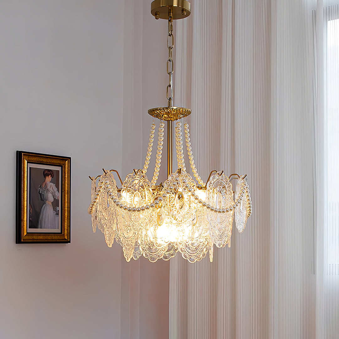 Pearls Glass Chandelier - Vakkerlight