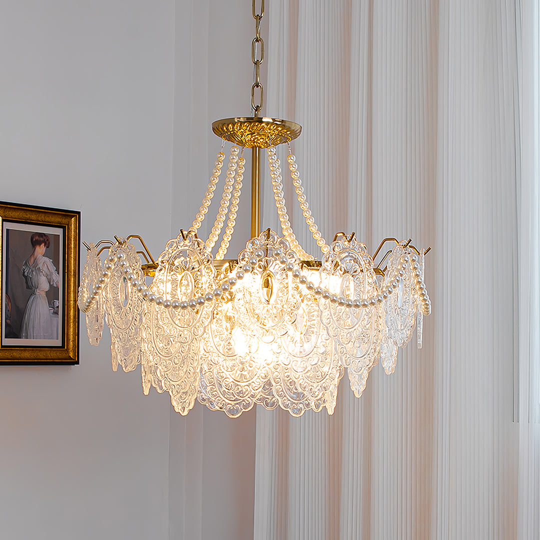 Pearls Glass Chandelier - Vakkerlight