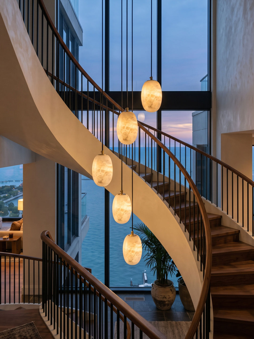 Pebble Alabaster Hanglamp