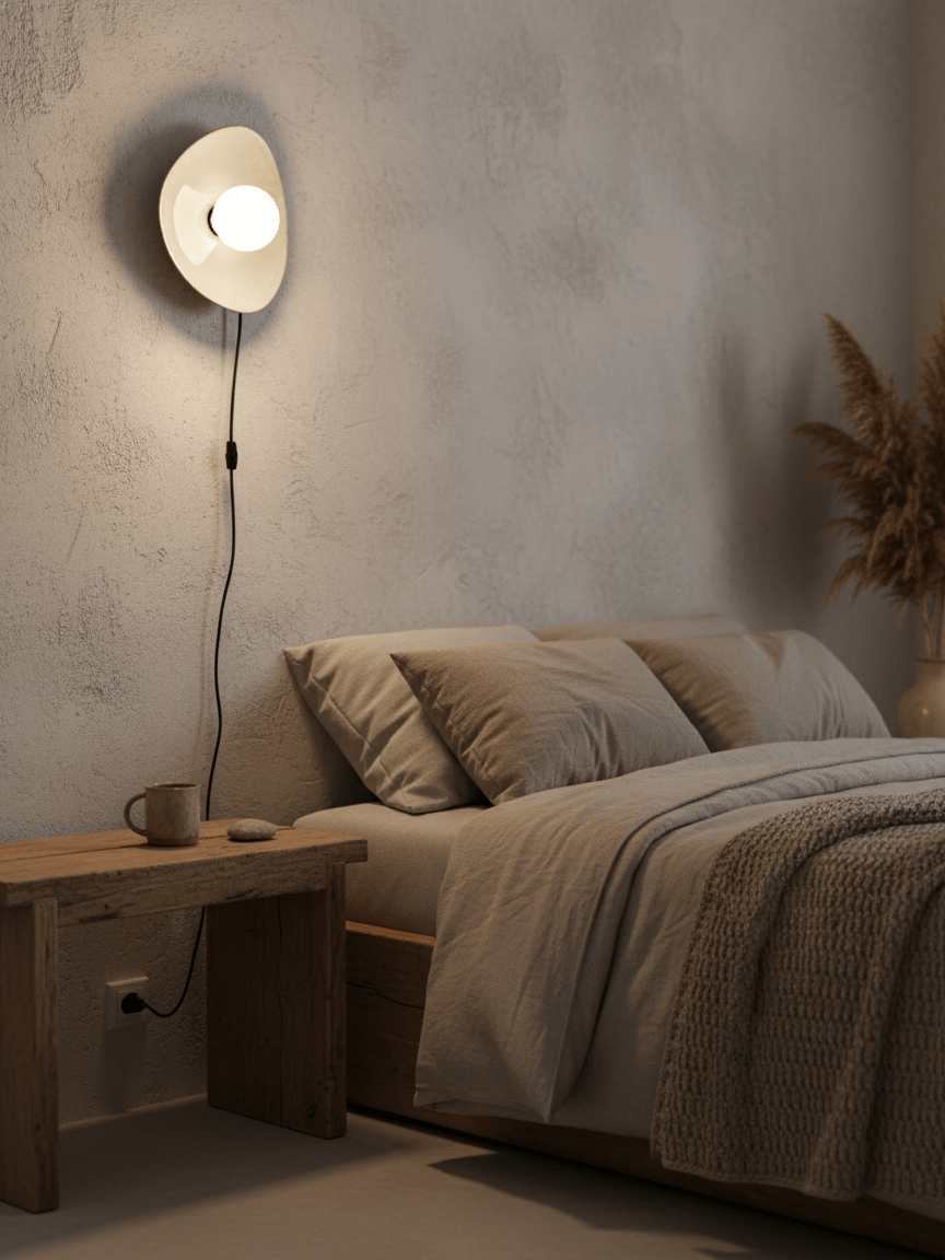 Pebble Disc Plug - in Wall Light - Vakkerlight