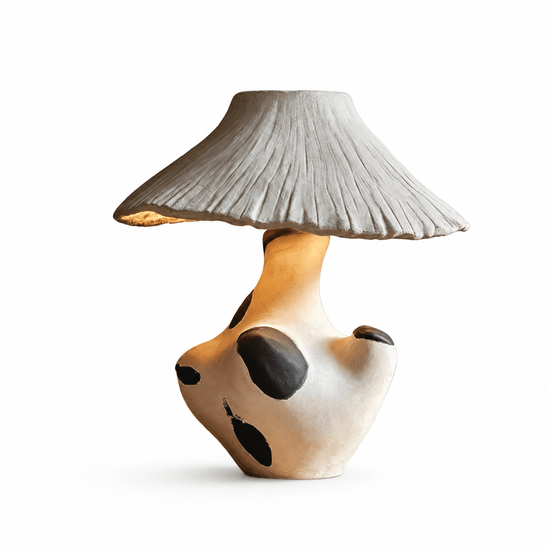 Pebble - Inlay Sculptural Plaster Table Lamp - Vakkerlight