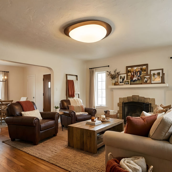 Pebble Wooden Ceiling Light - Vakkerlight