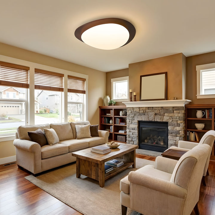 Pebble Wooden Ceiling Light - Vakkerlight