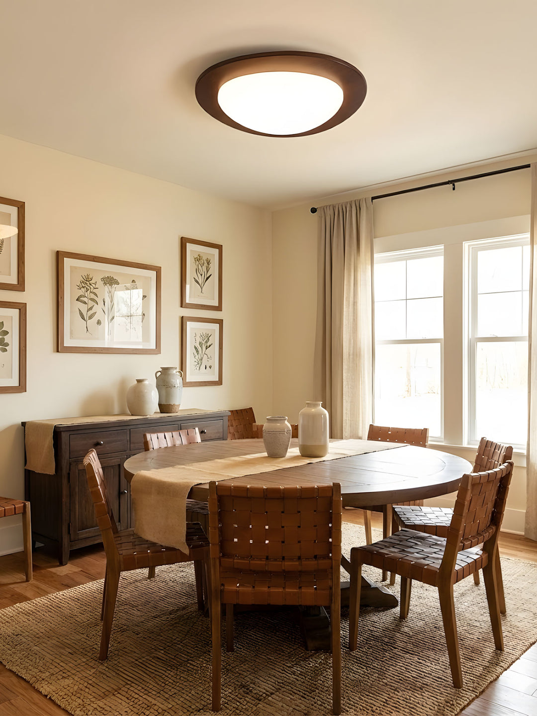 Pebble Wooden Ceiling Light - Vakkerlight