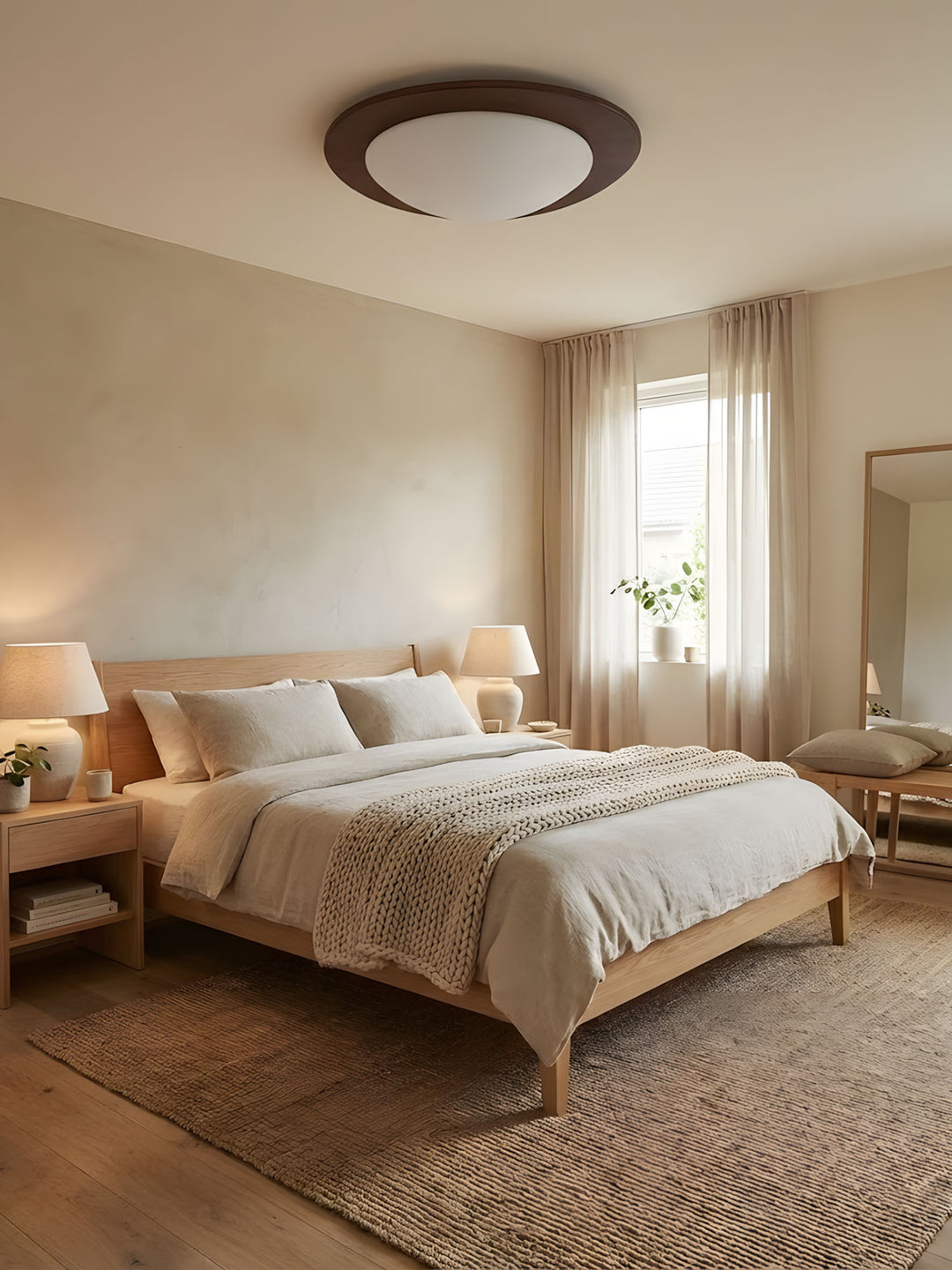 Pebble Wooden Ceiling Light - Vakkerlight