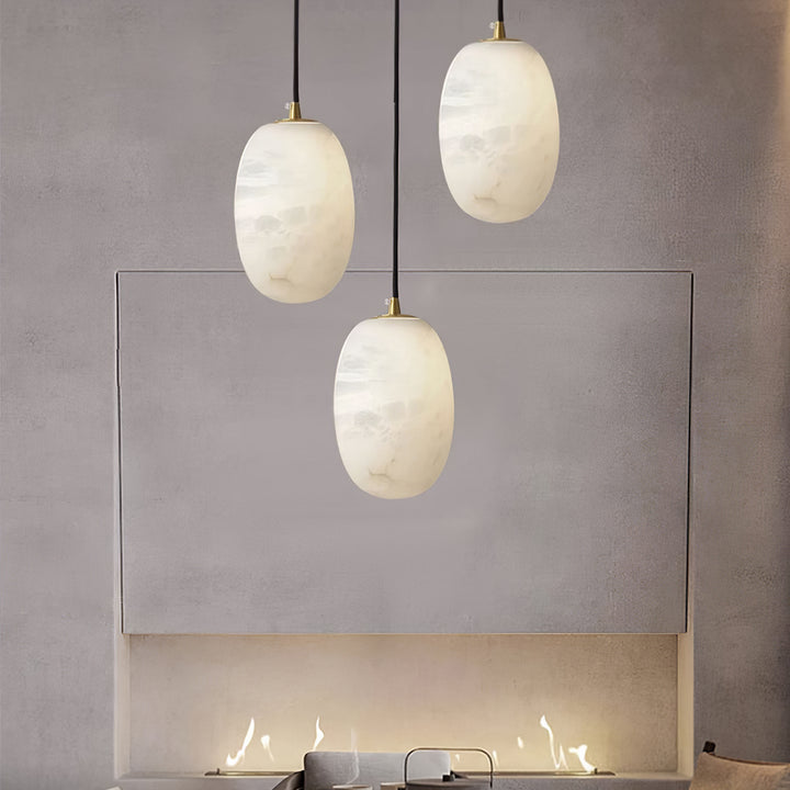 Pebble Alabaster Pendant Lamp - Vakkerlight