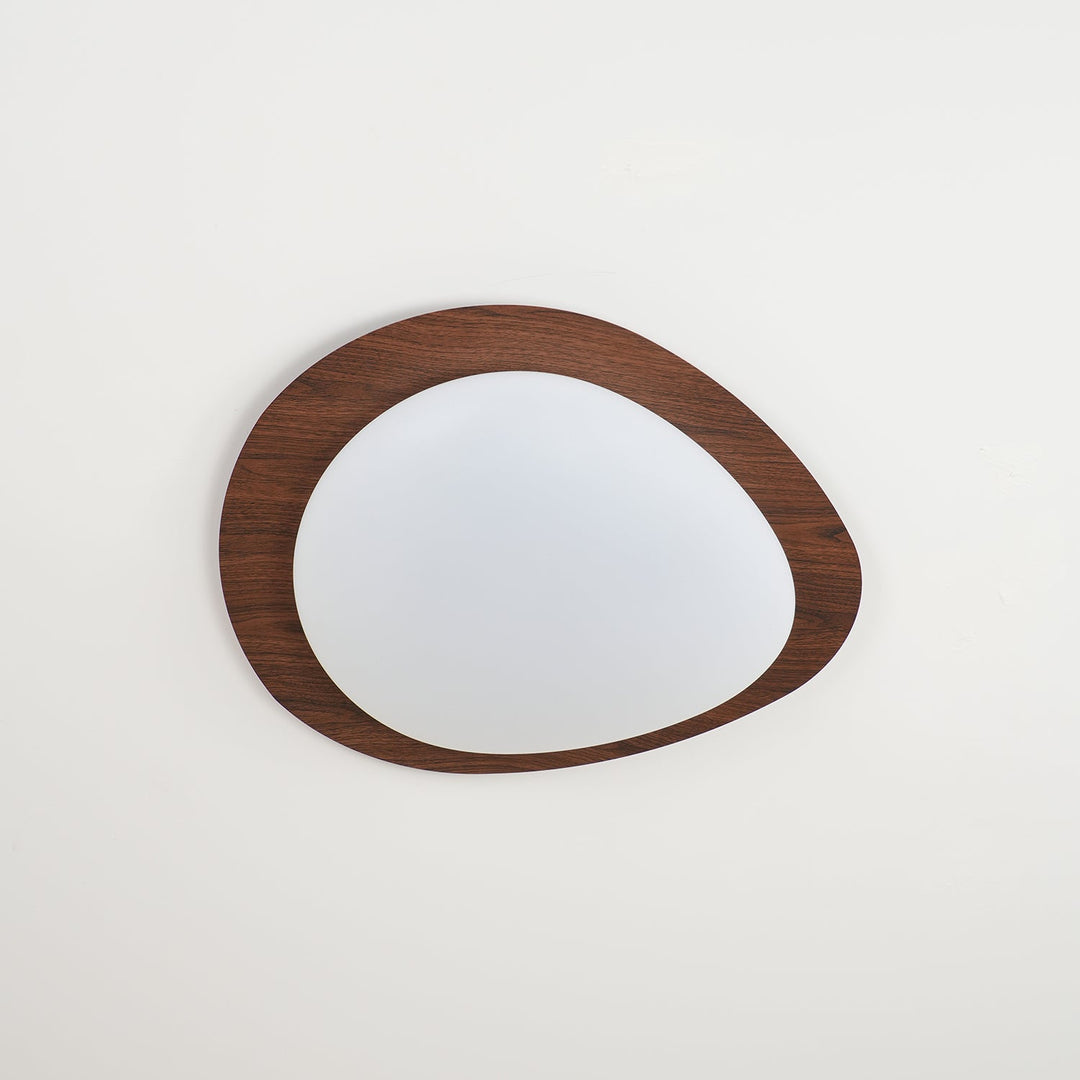 Pebble Walnut Ceiling Light - Vakkerlight