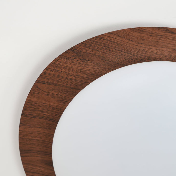 Pebble Walnut Ceiling Light - Vakkerlight