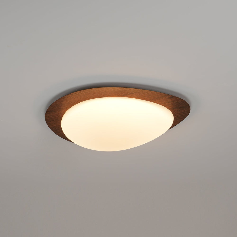 Pebble Walnut Ceiling Light - Vakkerlight