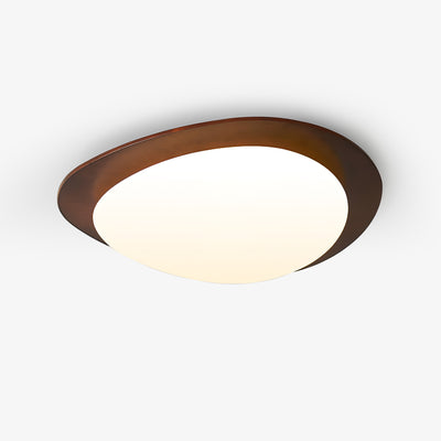 Pebble Houten Plafondlamp