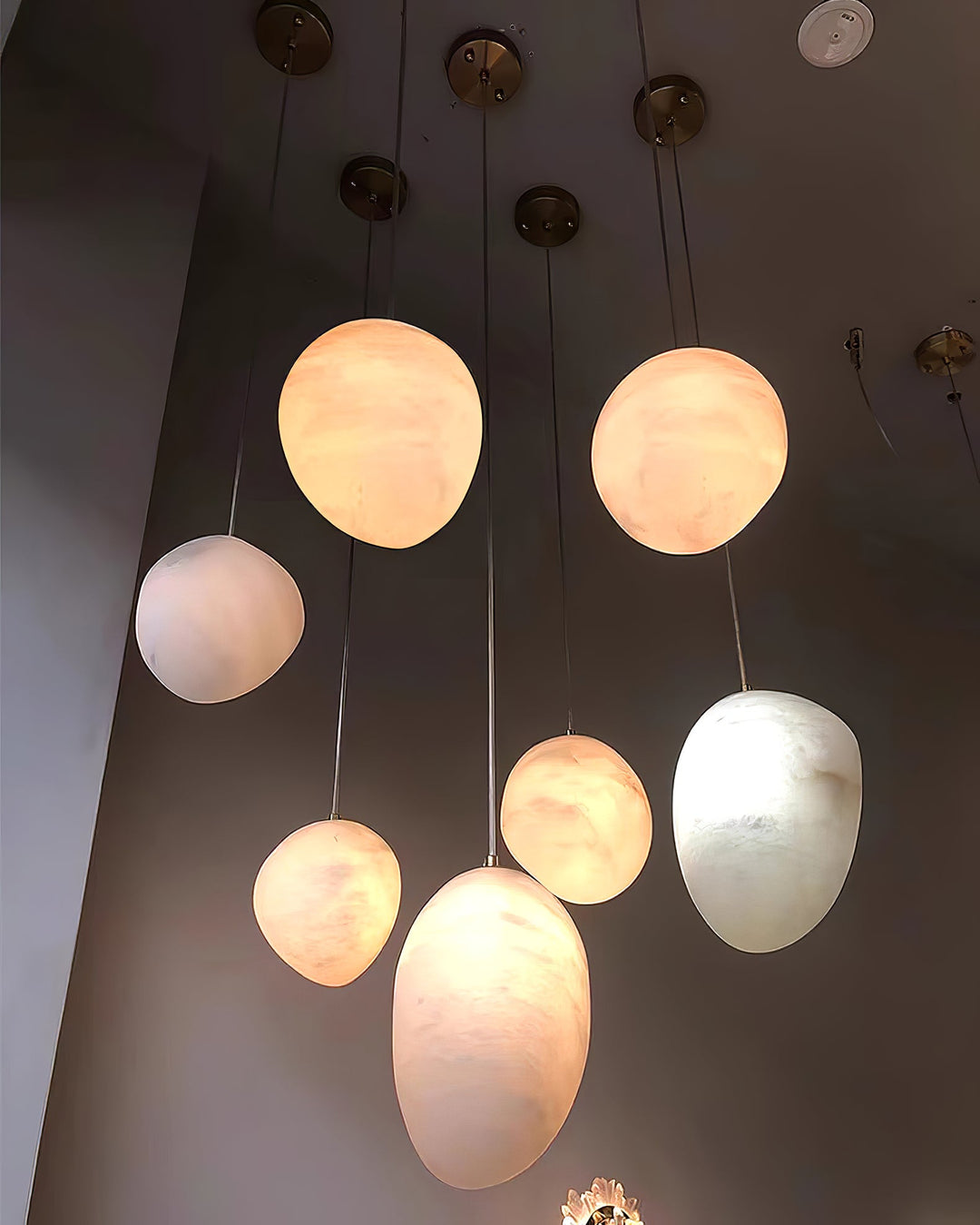 Pebbles Alabaster Pendant Lamp - Vakkerlight