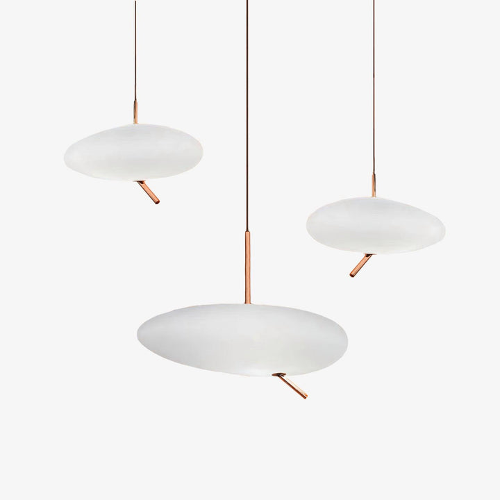 Pebbles glazen hanglamp