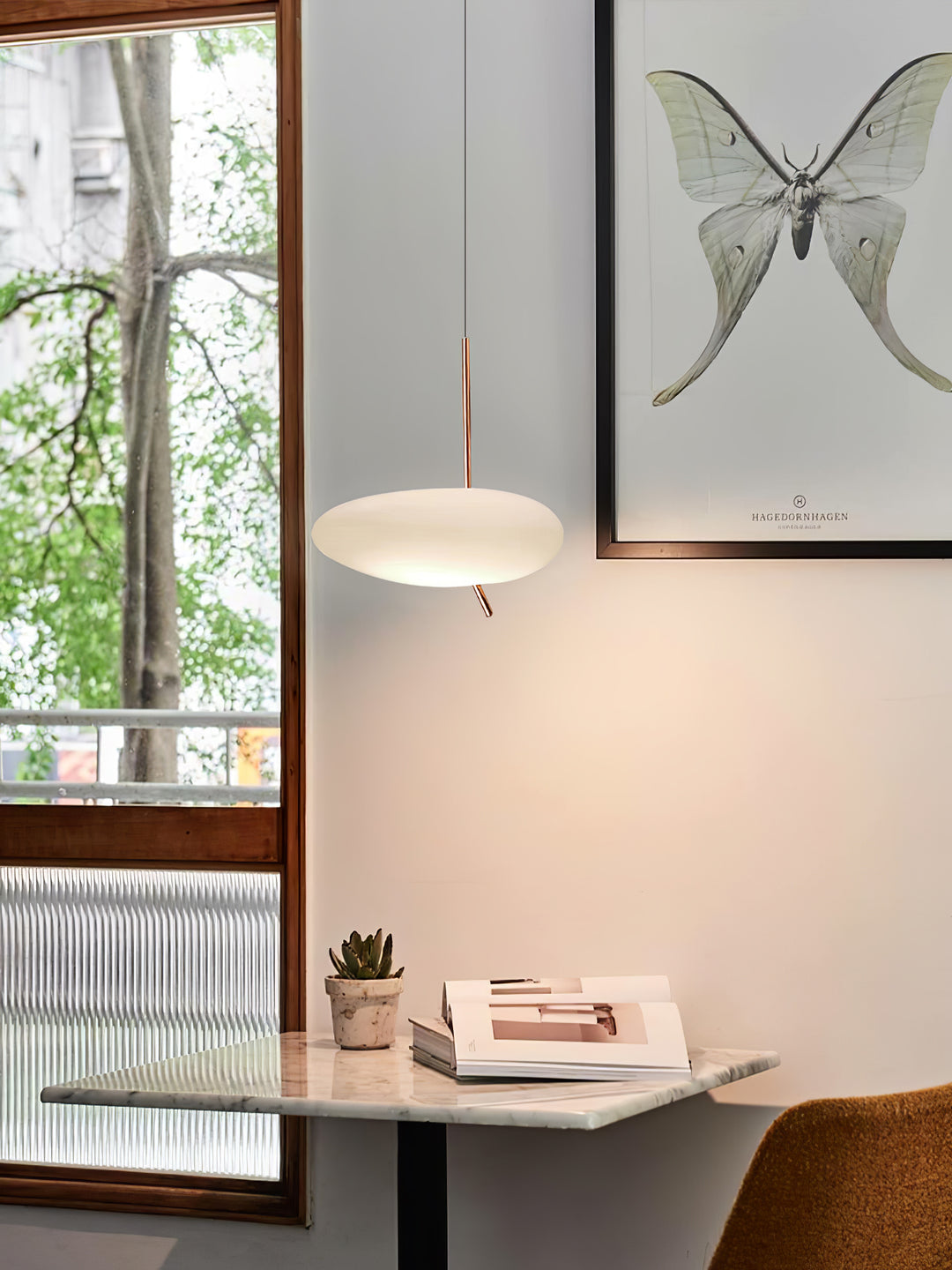 Pebbles glazen hanglamp