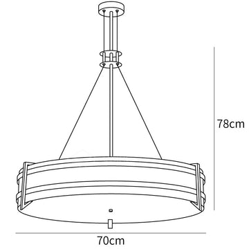 Lustre Pedesina — Plans cotés 2