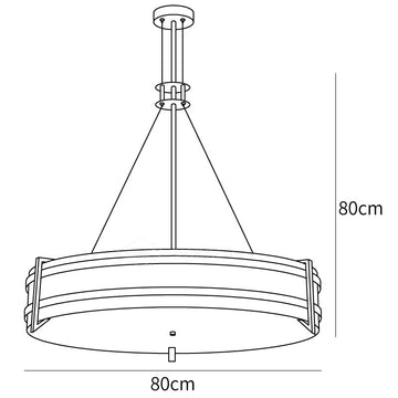 Lustre Pedesina — Plans cotés 3