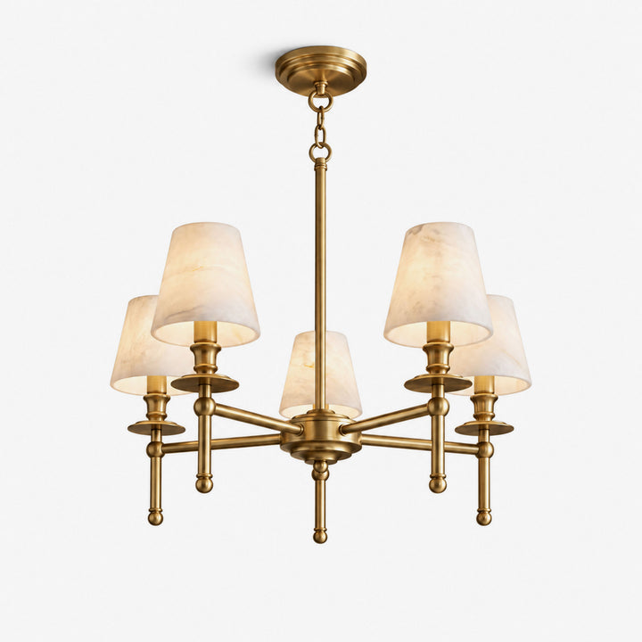 Pellisane Alabaster Shade Chandelier