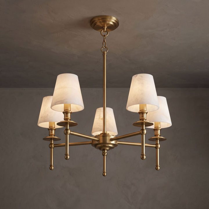Pellisane Alabaster Shade Chandelier