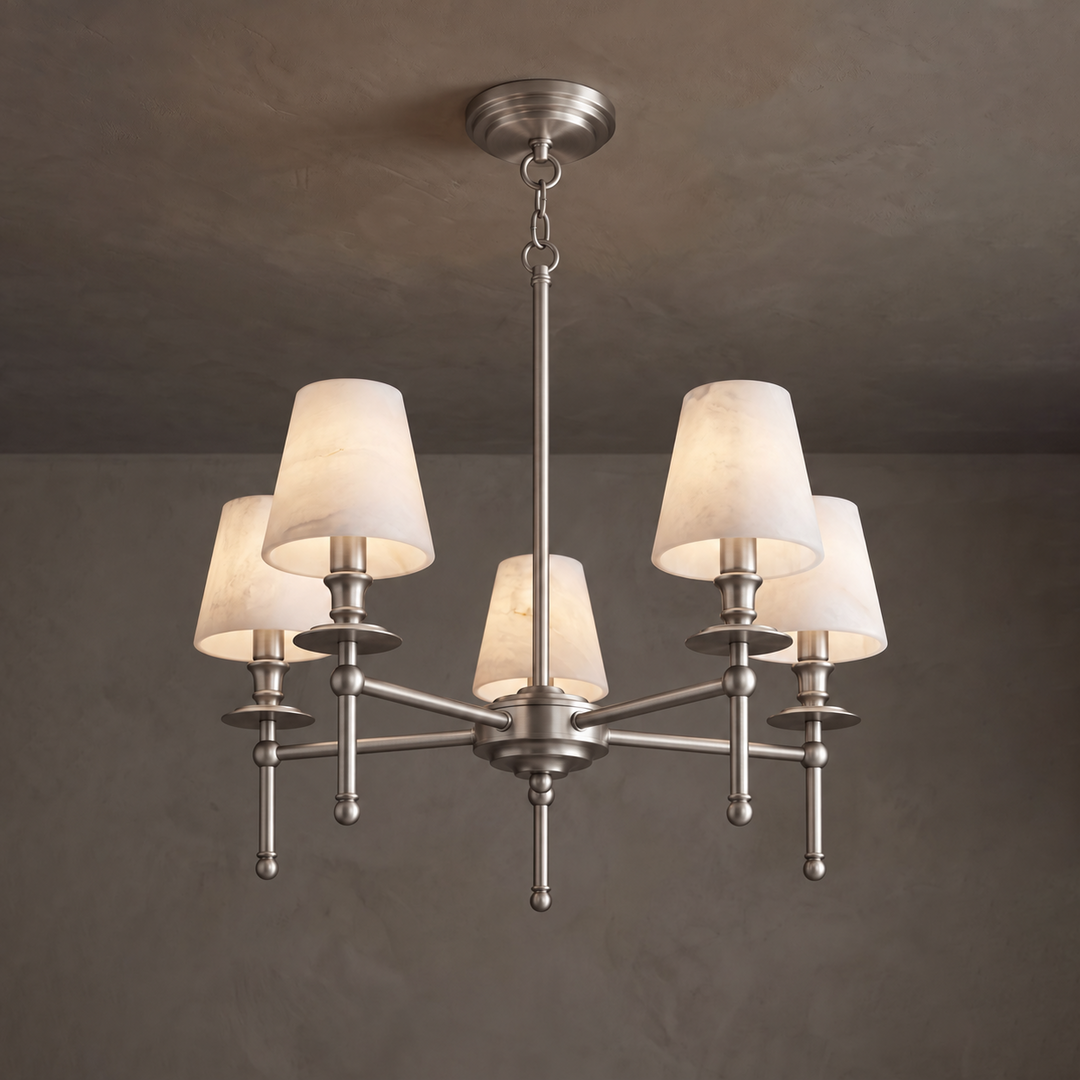 Pellisane Alabaster Shade Chandelier