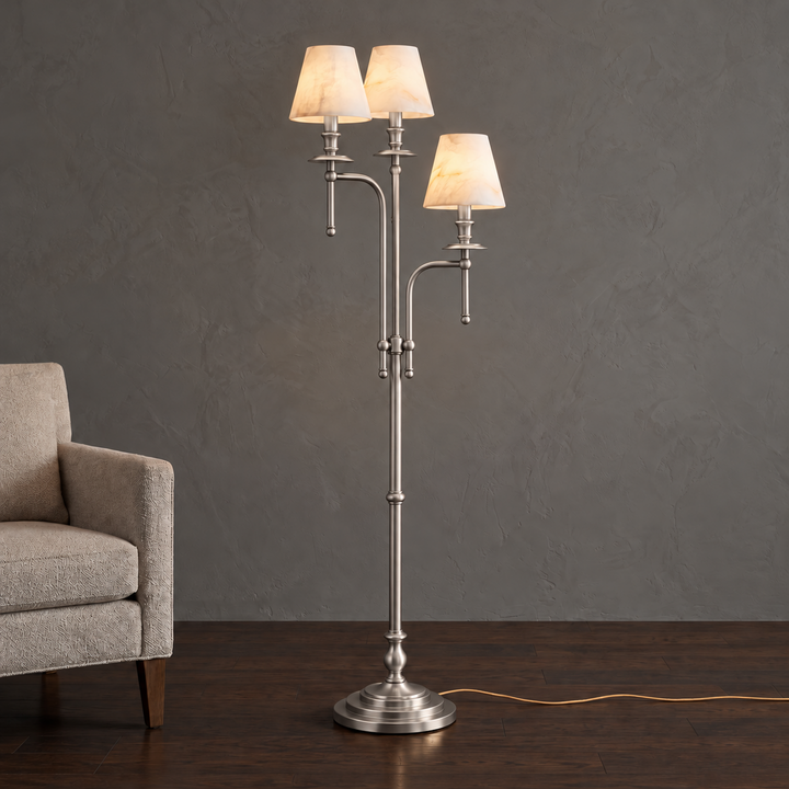 Pellisane Alabaster Shade Floor Lamp