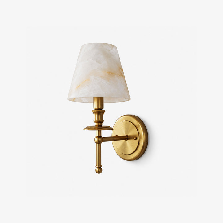 Pellisane Alabaster Shade Wall Sconce