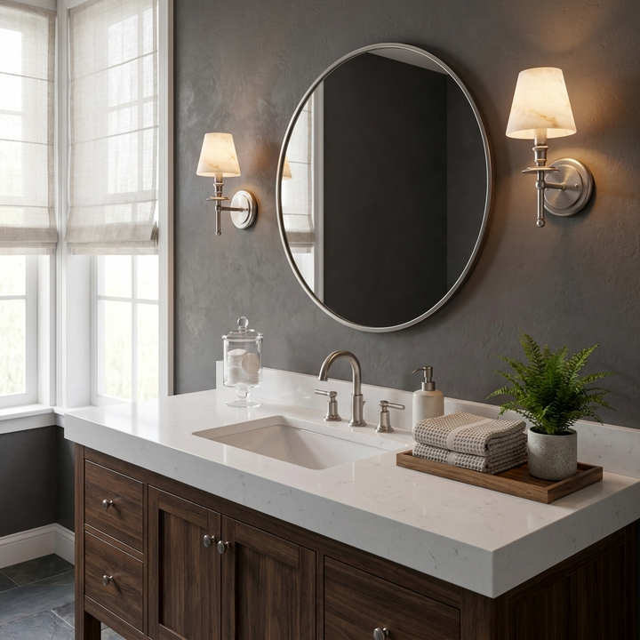 Pellisane Alabaster Shade Wall Sconce