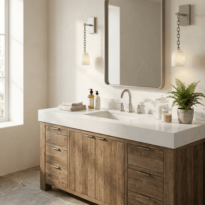 Pendulum Alabaster Wall Sconce - Vakkerlight