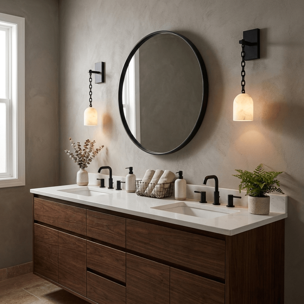 Pendulum Alabaster Wall Sconce - Vakkerlight