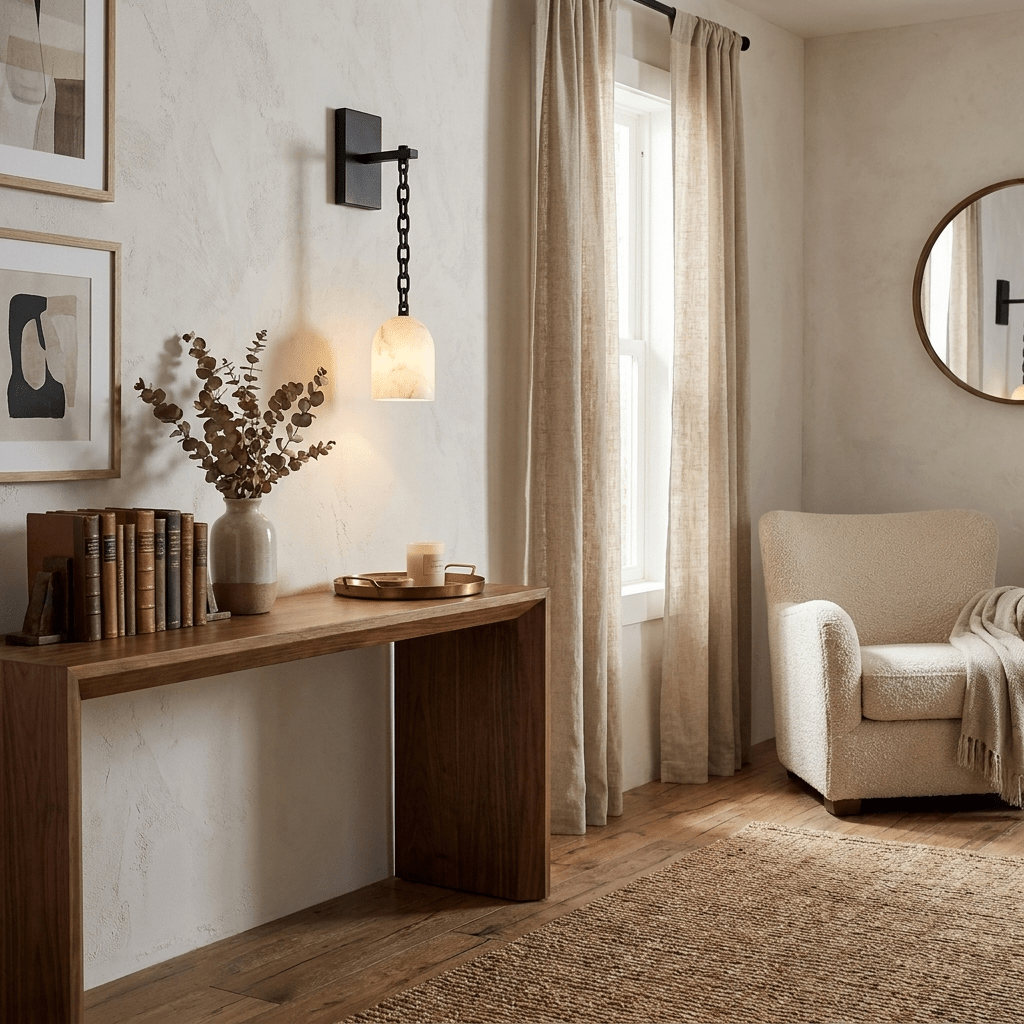 Pendulum Alabaster Wall Sconce - Vakkerlight