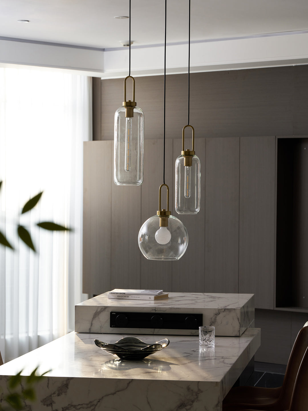 Hanglamp Pendulum met glazen vorm