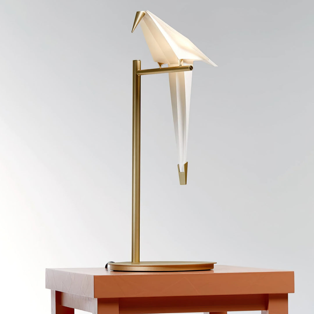 Lampe à poser oiseau perchoir