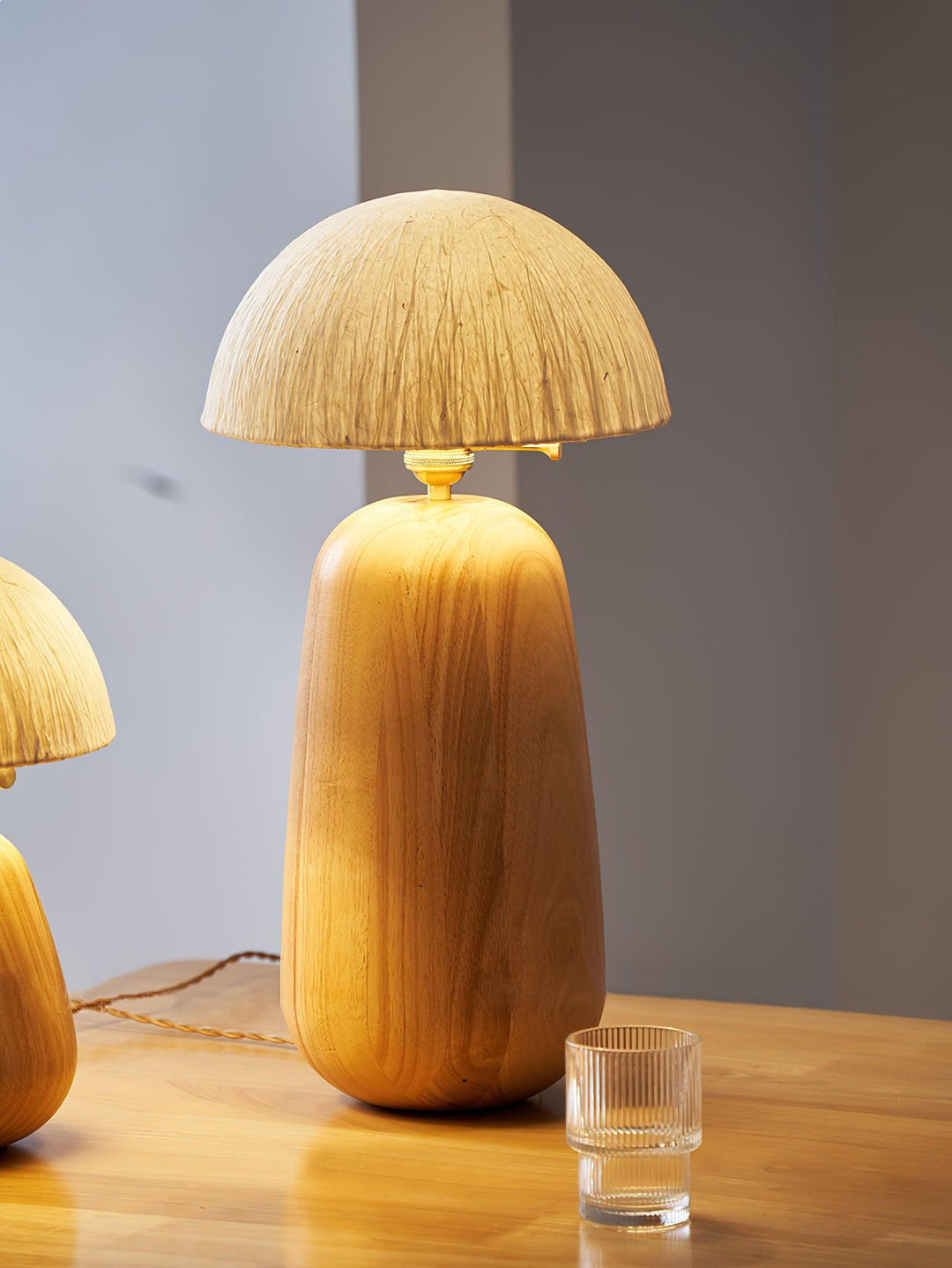 Percy Oak Table Lamp - Vakkerlight