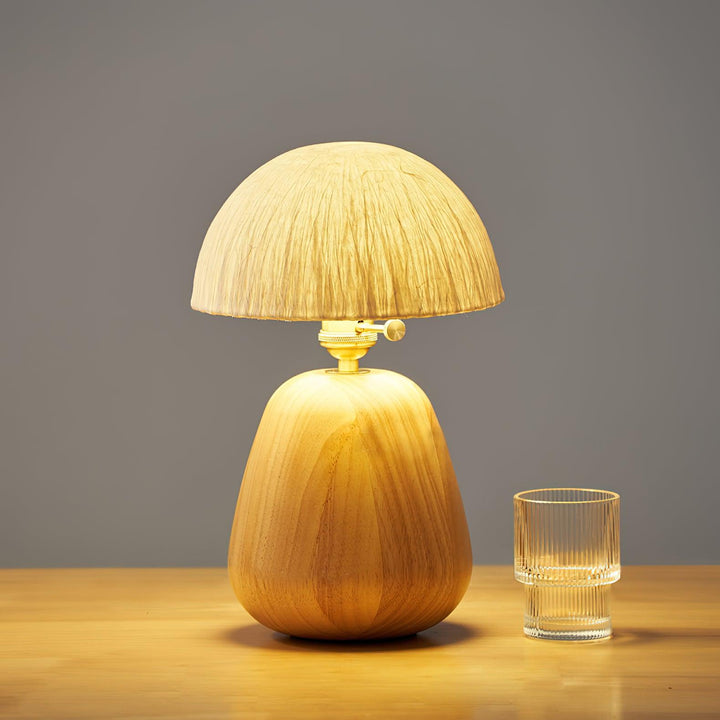 Percy Oak Table Lamp - Vakkerlight