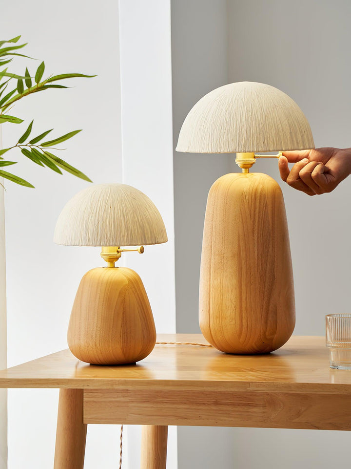 Percy Oak Table Lamp - Vakkerlight