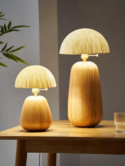 Percy Oak Table Lamp - Vakkerlight