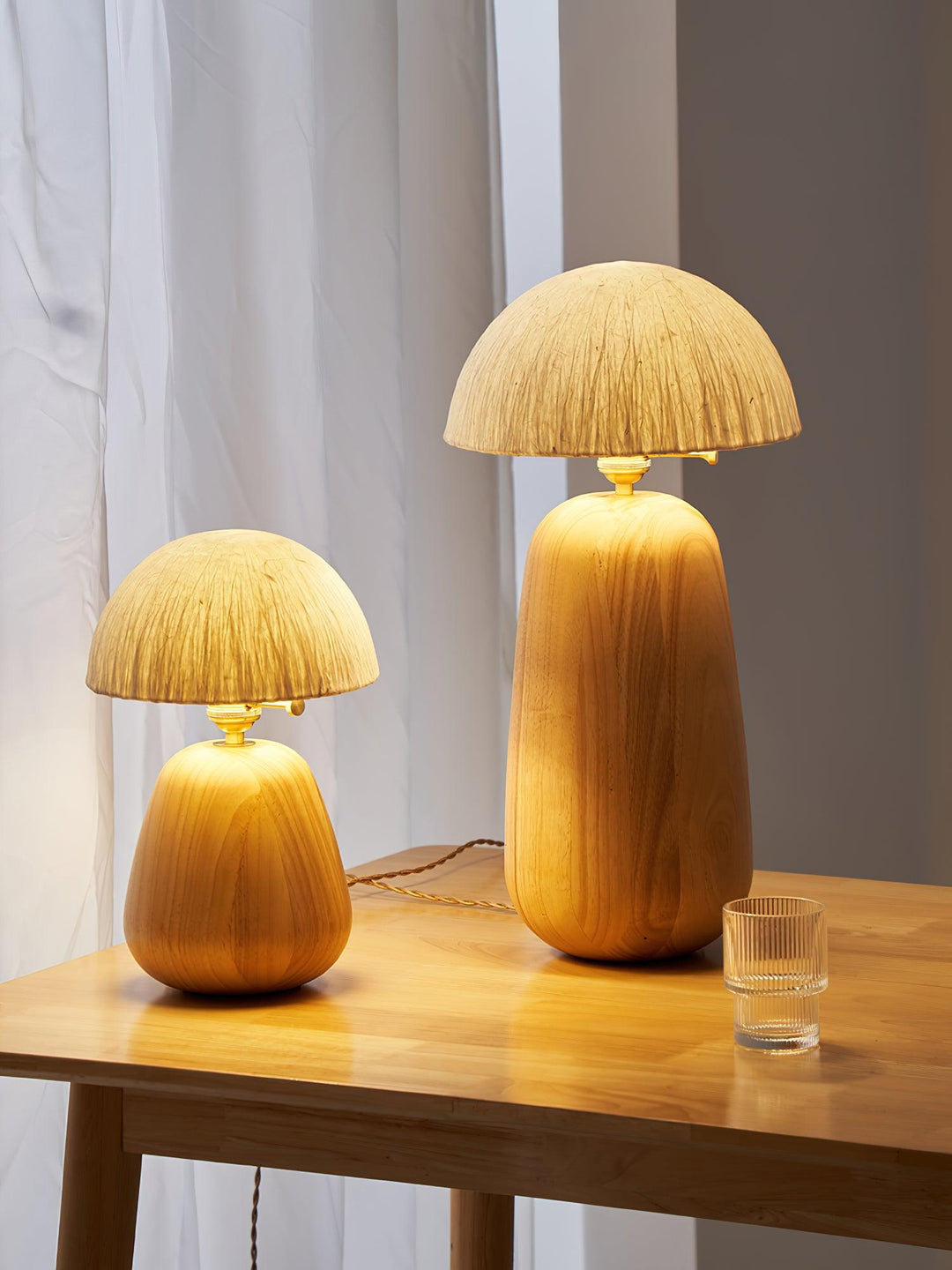 Percy Oak Table Lamp - Vakkerlight