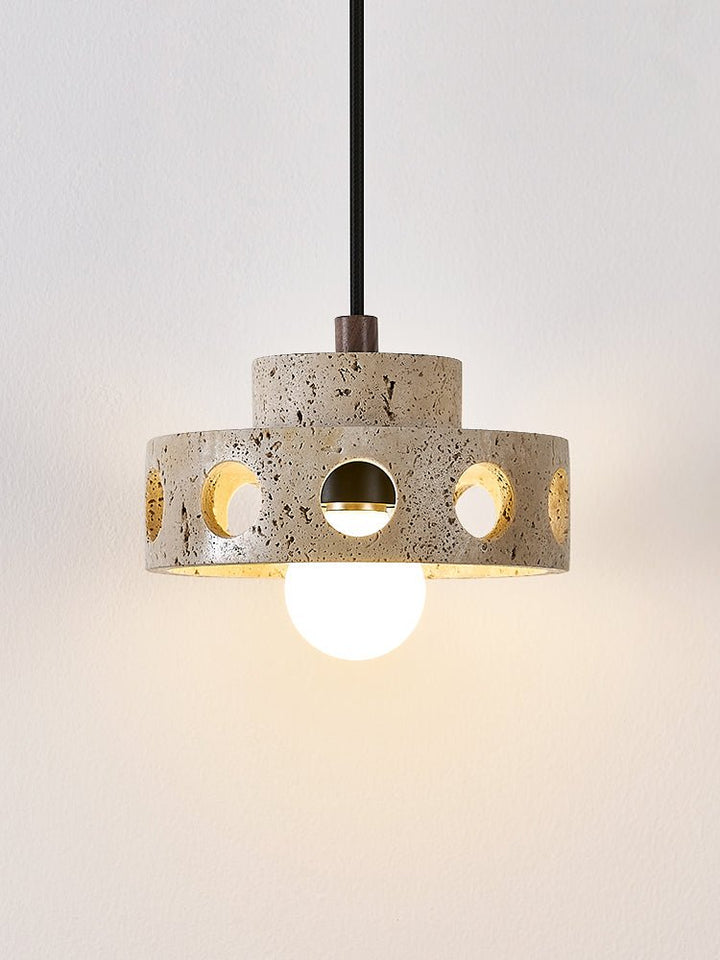 Perfora Travertine Pendant Lamp - Vakkerlight