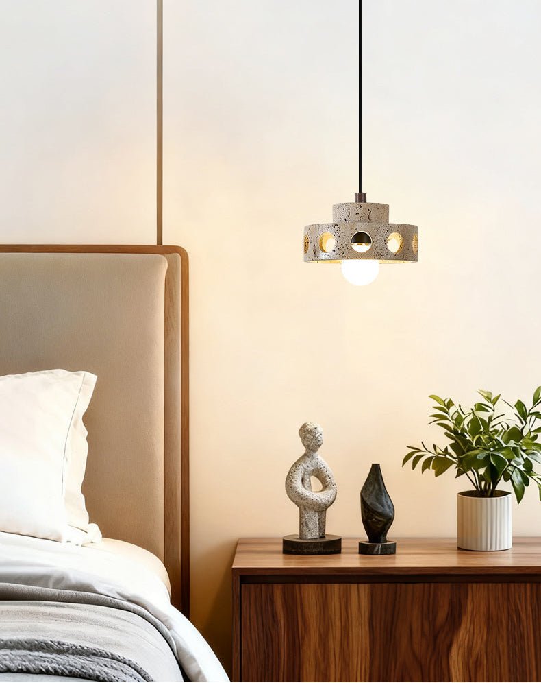 Perfora Travertine Pendant Lamp - Vakkerlight